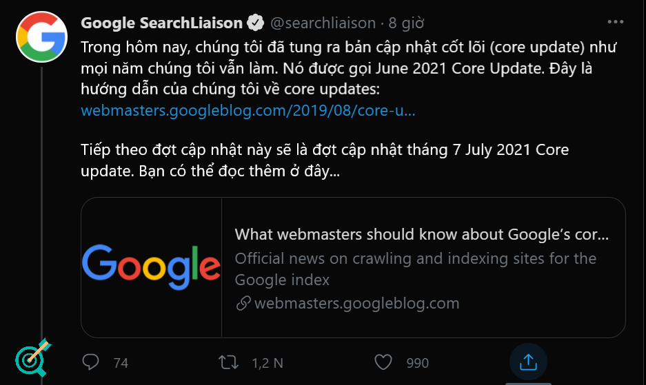 Twitter anuncia oficialmente la actualización del algoritmo de Google 2021