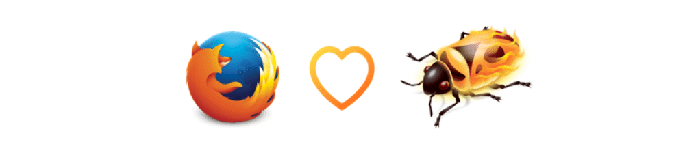 Logotipos de Firefox y Firebug.