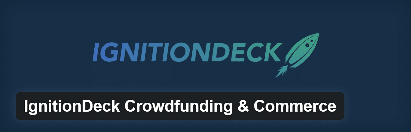 Extensión de crowdfunding comercial Ignitiondeck
