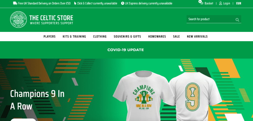 Celtics Magento