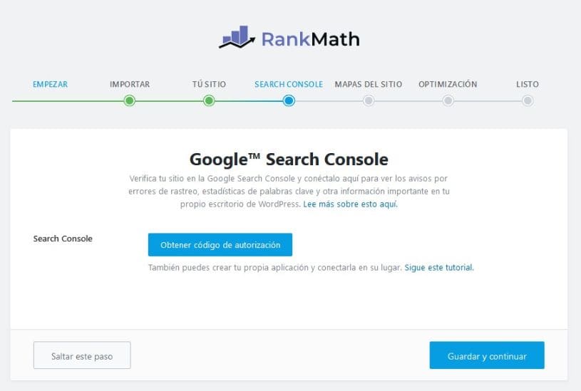 Clasificación de matemáticas en la Consola de búsqueda de Google