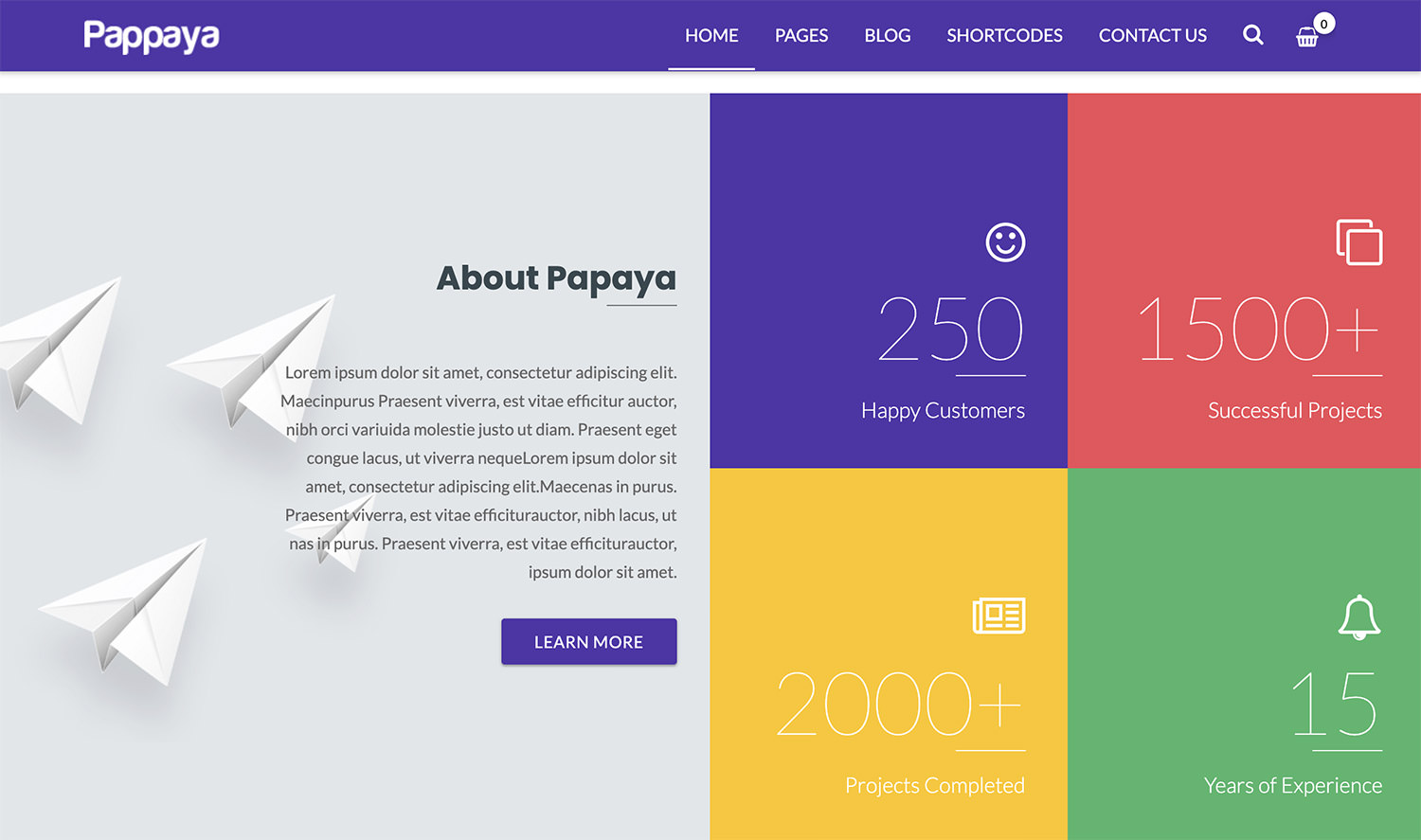 Tema de WordPress Papaya