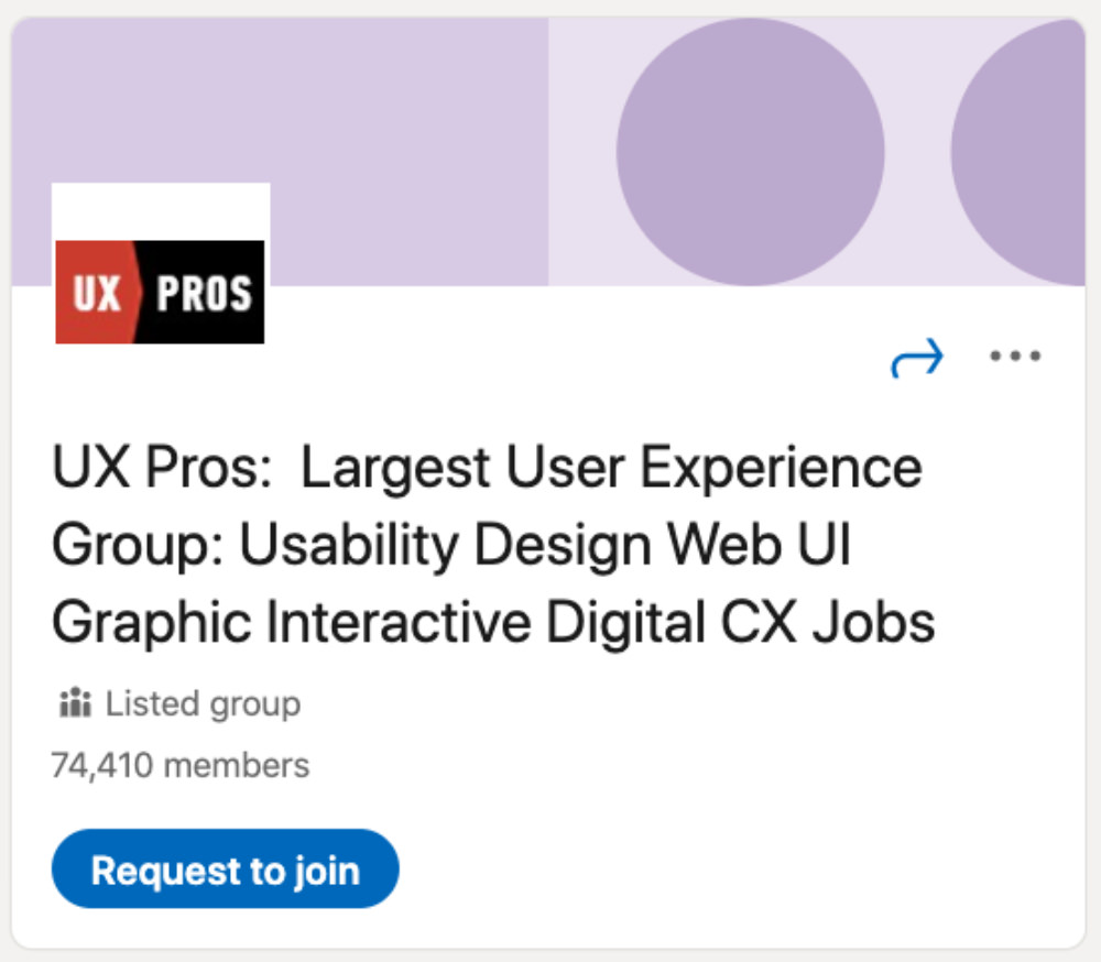 Profesionales de UX Grupo de LinkedIn para diseñadores y desarrolladores