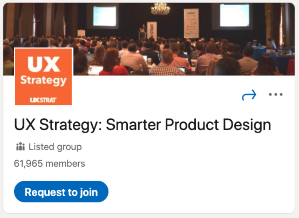 Estrategia UX: diseño de producto más inteligente de LinkedIn Group para diseñadores y desarrolladores