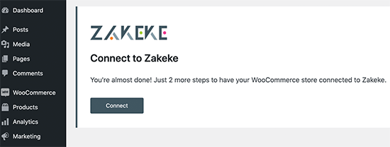 Conecta tu cuenta de Zakeke