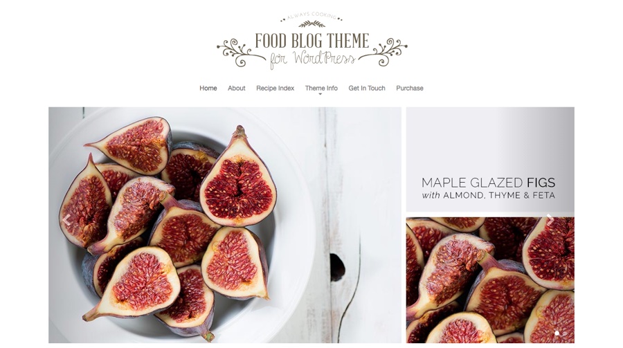 Tema de WordPress para el blogger de comida Nimbus