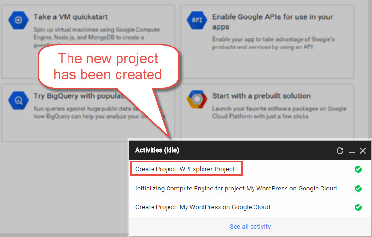 notificación de la creación de un nuevo proyecto de diseño google-nube-wordpress-011