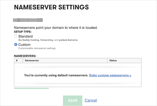 Agregar un servidor personalizado