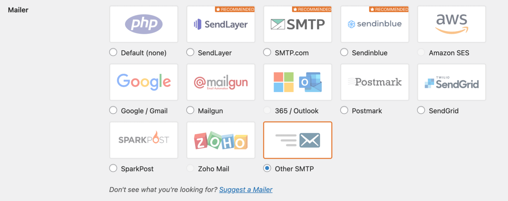 Mailtrap Otro SMTP