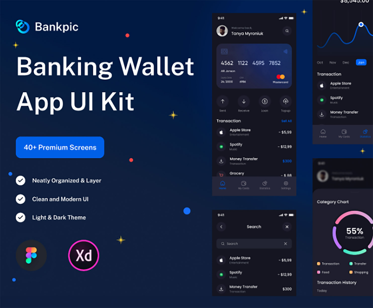 Bankpic Banking Wallet UI Kit